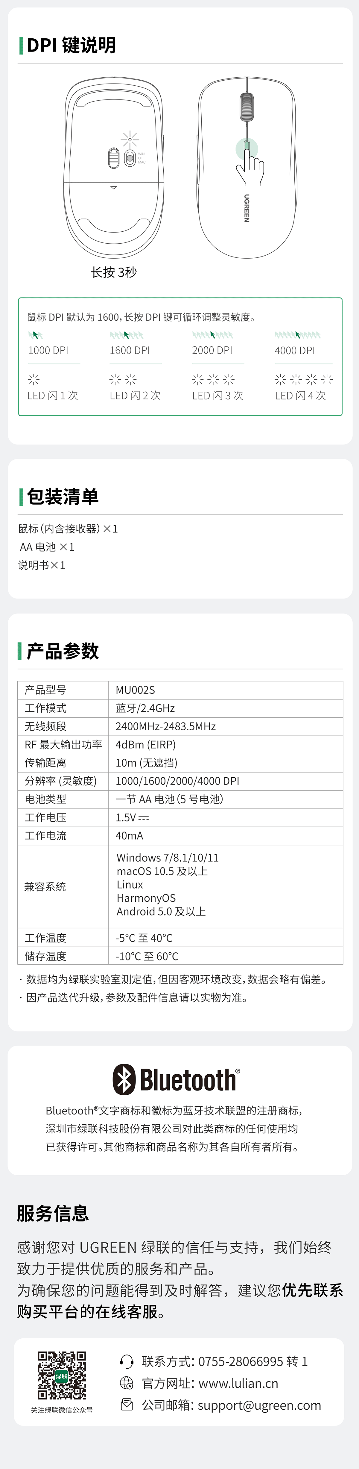 ��Я�������-MU002-UGREEN��˹��